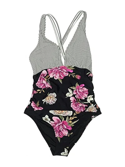 Pre-owned Unbranded One Piece Swimsuit In Black