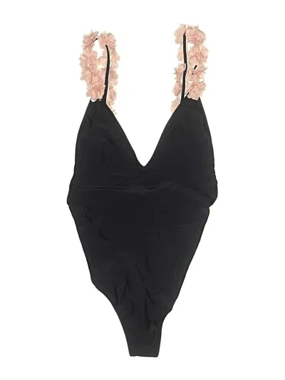 Pre-owned Unbranded One Piece Swimsuit In Black