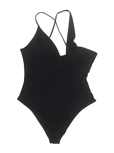 Pre-owned Unbranded One Piece Swimsuit In Black