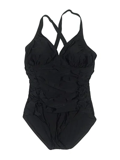 Pre-owned Unbranded One Piece Swimsuit In Black