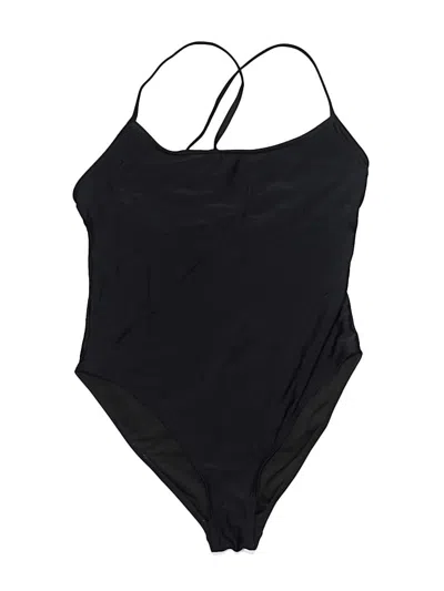 Pre-owned Unbranded One Piece Swimsuit In Black