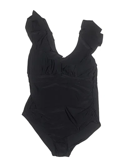 Pre-owned Unbranded One Piece Swimsuit In Black