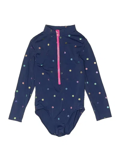 Pre-owned Unbranded Kids' One Piece Swimsuit In Blue