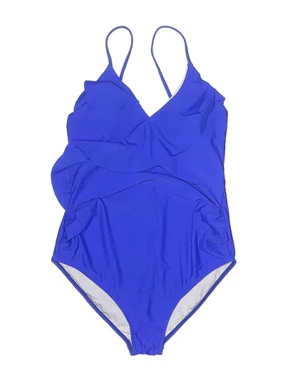 Pre-owned Unbranded One Piece Swimsuit In Blue