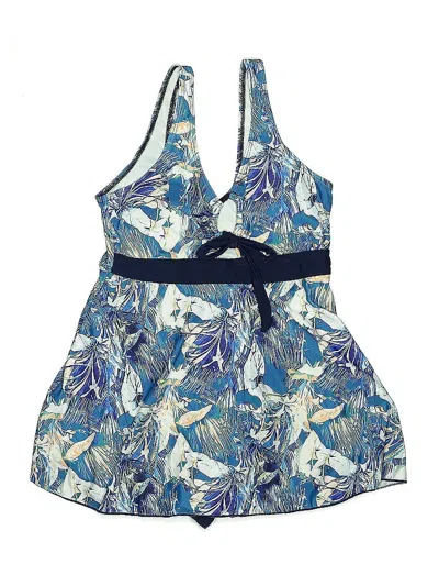 Pre-owned Unbranded One Piece Swimsuit In Blue