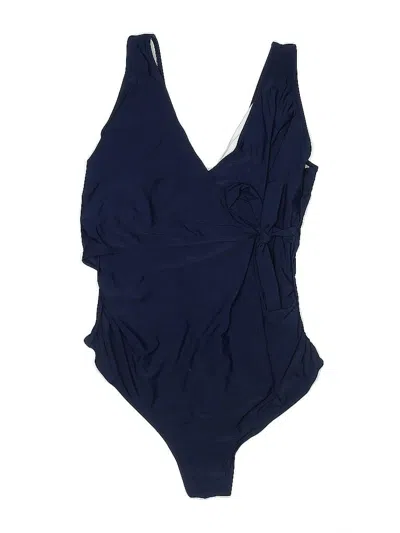 Pre-owned Unbranded One Piece Swimsuit In Blue
