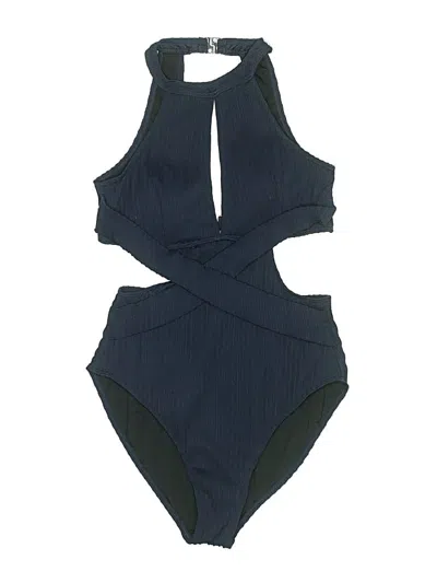 Pre-owned Unbranded One Piece Swimsuit In Blue