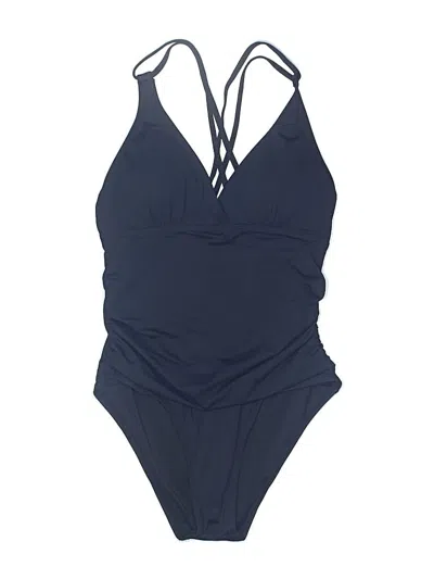 Pre-owned Unbranded One Piece Swimsuit In Blue