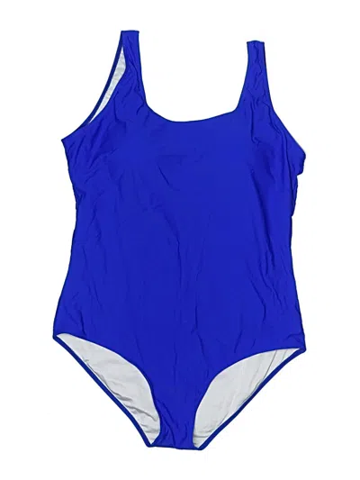 Pre-owned Unbranded One Piece Swimsuit In Blue