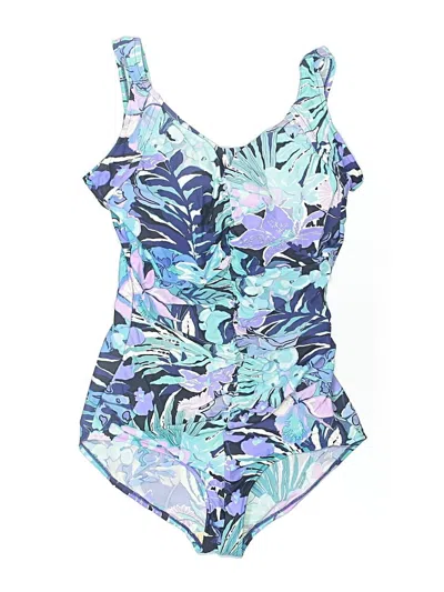 Pre-owned Unbranded One Piece Swimsuit In Blue