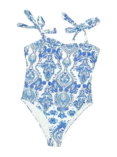 Pre-owned Unbranded One Piece Swimsuit In Blue