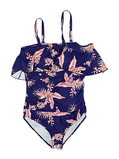 Pre-owned Unbranded One Piece Swimsuit In Blue