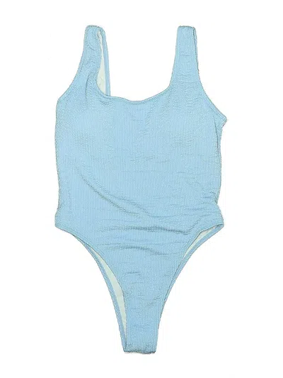 Pre-owned Unbranded One Piece Swimsuit In Blue