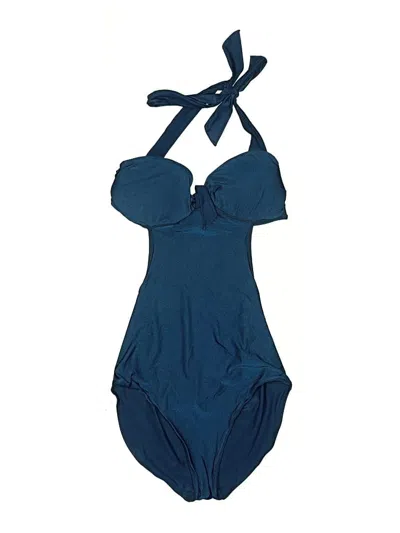 Pre-owned Unbranded One Piece Swimsuit In Blue