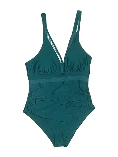 Pre-owned Unbranded One Piece Swimsuit In Blue