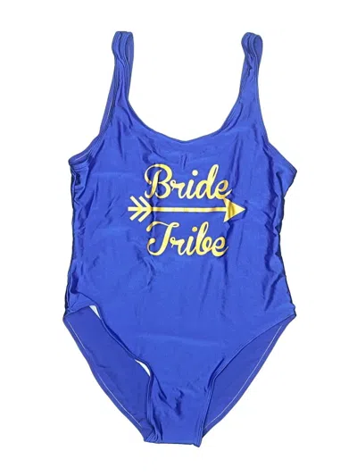 Pre-owned Unbranded One Piece Swimsuit In Blue