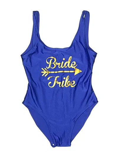 Pre-owned Unbranded One Piece Swimsuit In Blue