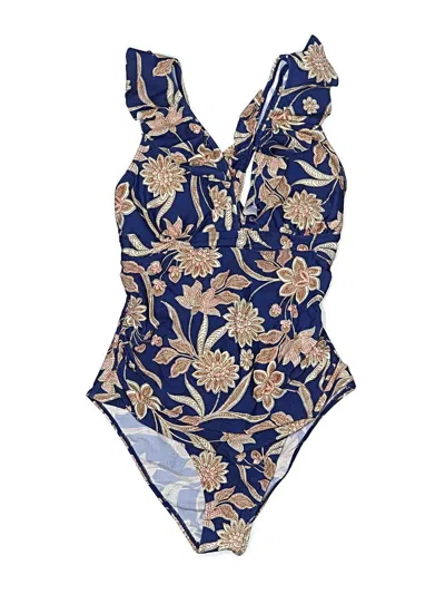 Pre-owned Unbranded One Piece Swimsuit In Blue
