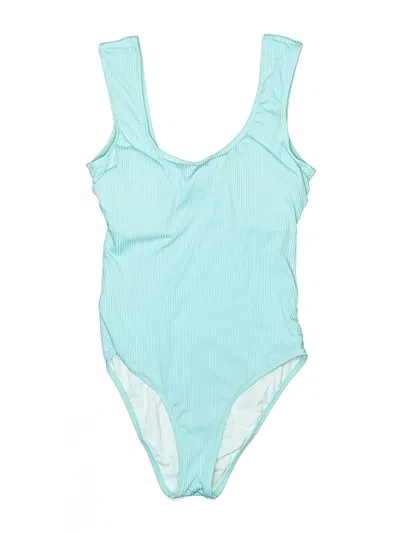 Pre-owned Unbranded One Piece Swimsuit In Blue