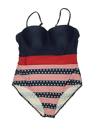 Pre-owned Unbranded One Piece Swimsuit In Blue