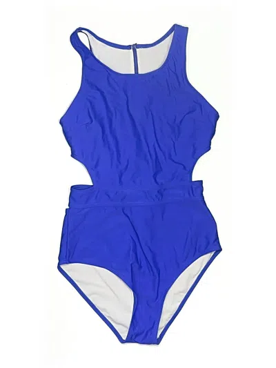Pre-owned Unbranded One Piece Swimsuit In Blue