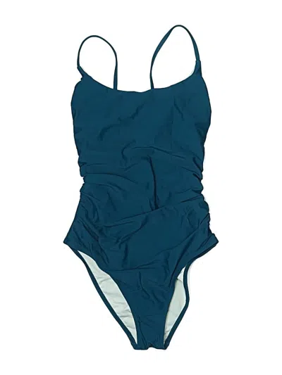 Pre-owned Unbranded One Piece Swimsuit In Blue