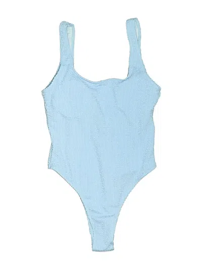 Pre-owned Unbranded One Piece Swimsuit In Blue