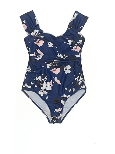 Pre-owned Unbranded One Piece Swimsuit In Blue