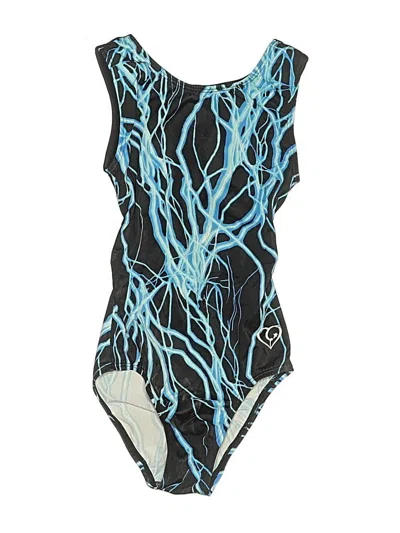 Pre-owned Unbranded Kids' One Piece Swimsuit In Blue