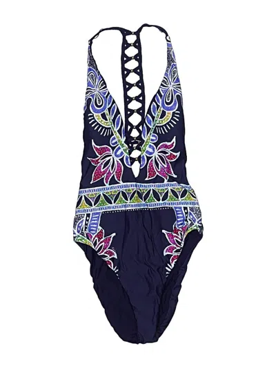 Pre-owned Unbranded One Piece Swimsuit In Blue