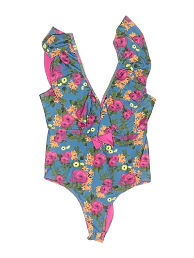 Pre-owned Unbranded One Piece Swimsuit In Blue