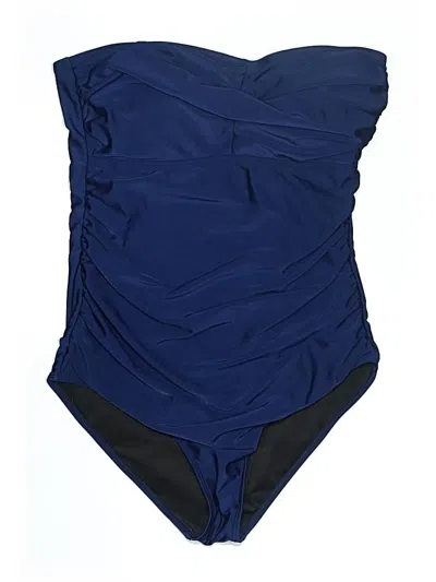 Pre-owned Unbranded One Piece Swimsuit In Blue