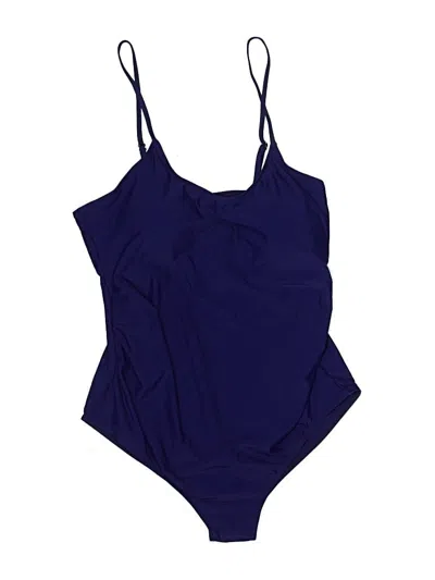Pre-owned Unbranded One Piece Swimsuit In Blue