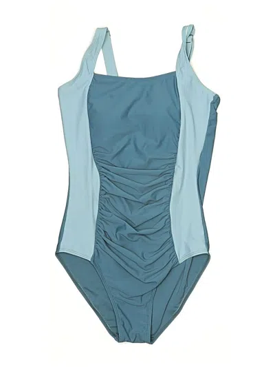 Pre-owned Unbranded Kids' One Piece Swimsuit In Blue