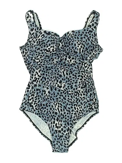 Pre-owned Unbranded One Piece Swimsuit In Blue