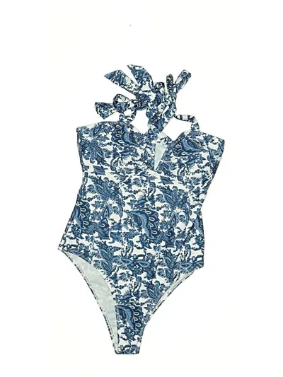 Pre-owned Unbranded One Piece Swimsuit In Blue