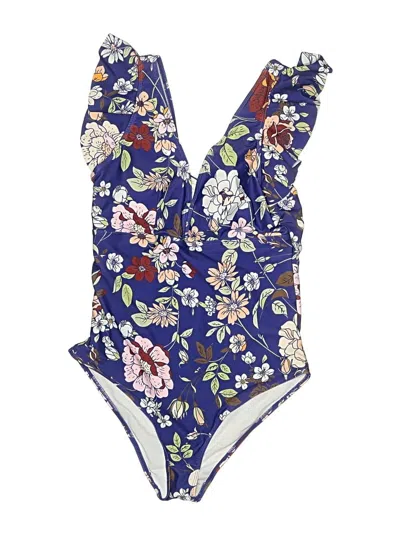 Pre-owned Unbranded One Piece Swimsuit In Blue