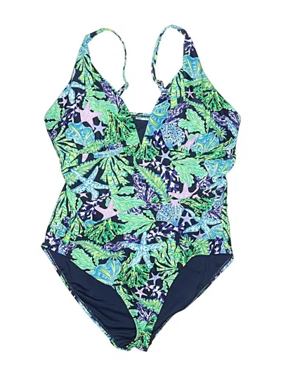 Pre-owned Unbranded One Piece Swimsuit In Blue