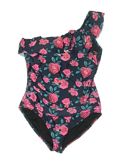 Pre-owned Unbranded One Piece Swimsuit In Blue