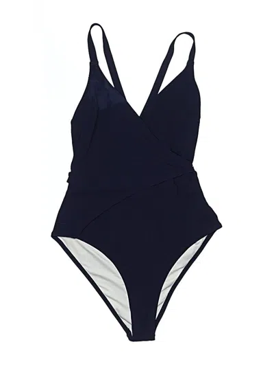 Pre-owned Unbranded One Piece Swimsuit In Blue