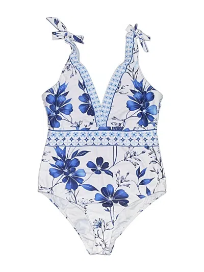Pre-owned Unbranded One Piece Swimsuit In Blue