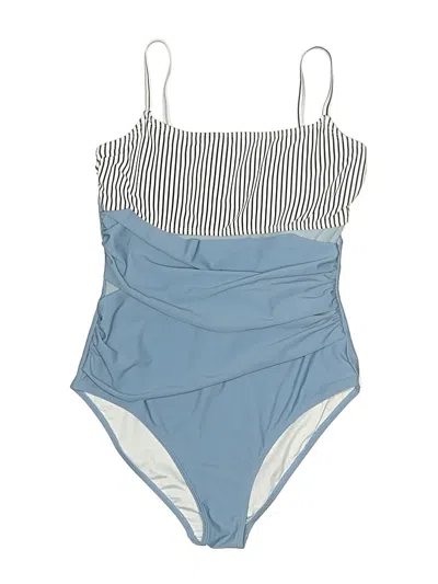 Pre-owned Unbranded One Piece Swimsuit In Blue