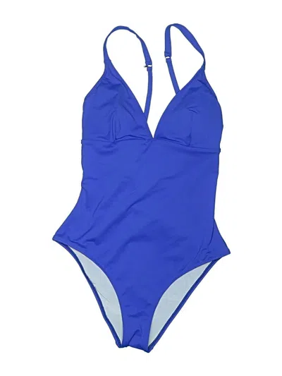 Pre-owned Unbranded One Piece Swimsuit In Blue