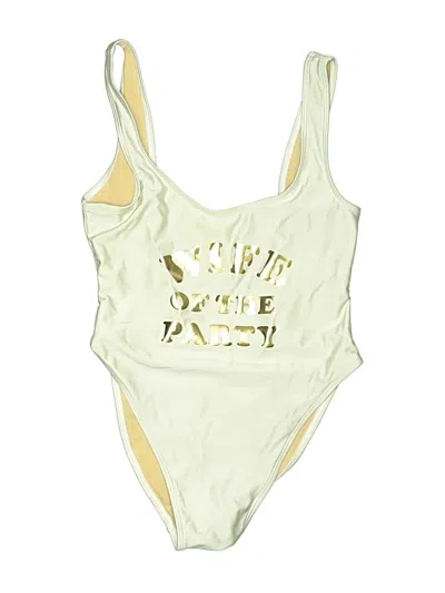 Pre-owned Unbranded One Piece Swimsuit In Gold