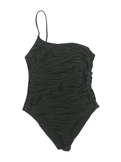 Pre-owned Unbranded One Piece Swimsuit In Gray