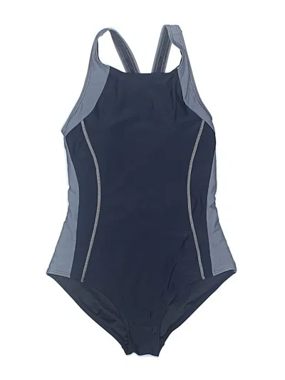 Pre-owned Unbranded One Piece Swimsuit In Gray