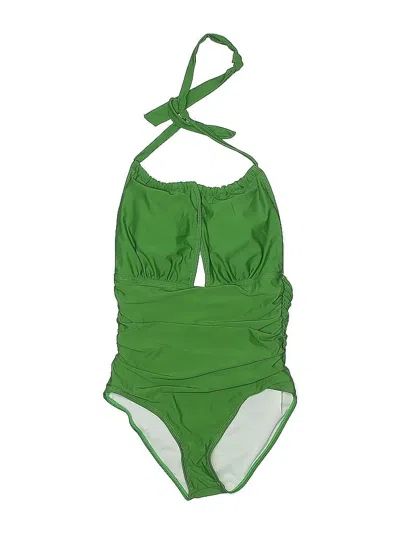 Pre-owned Unbranded One Piece Swimsuit In Green
