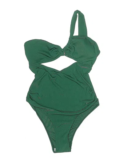 Pre-owned Unbranded One Piece Swimsuit In Green