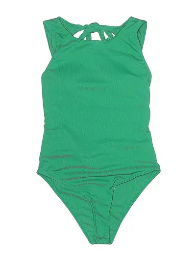 Pre-owned Unbranded One Piece Swimsuit In Green