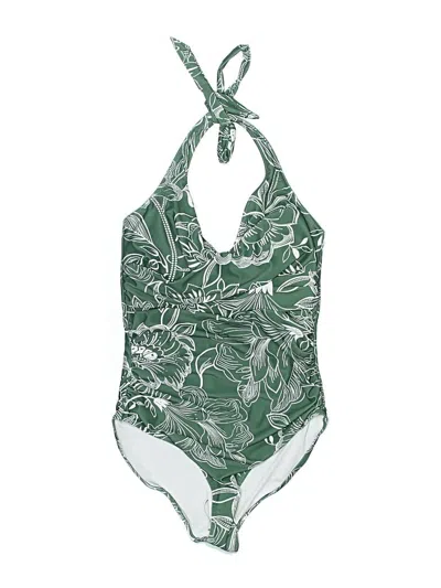 Pre-owned Unbranded One Piece Swimsuit In Green